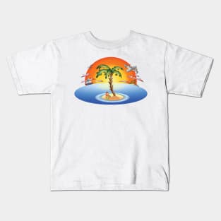 Desert Island (2) Kids T-Shirt